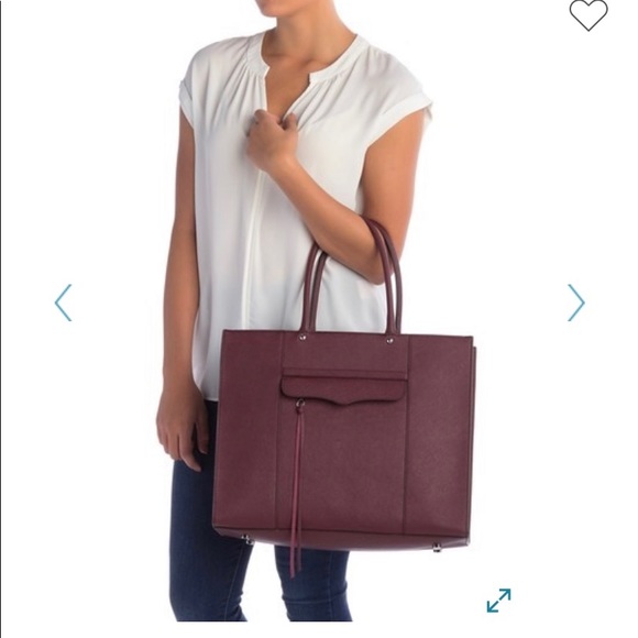 Rebecca Minkoff Burgundy Red Leather Purse - Picture 12 of 15